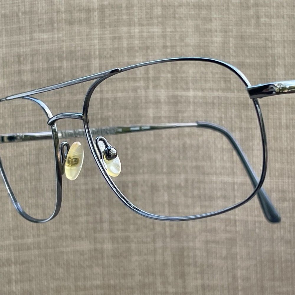 Timberland Men Eyeglasses Frame Gunmetal Tone Metal Glasses Frame